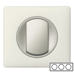 Рамка 3-ная Белый перкаль, Celiane 66703