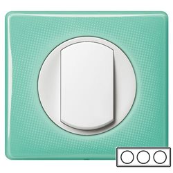 Рамка 3-ная Бирюзовый муар, Celiane 66643