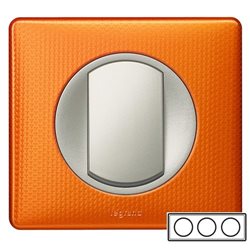 Рамка 3-ная Помаранчевий металік, Celiane, Legrand