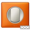 Рамка 3-ная Оранжевый металлик, Celiane 68763