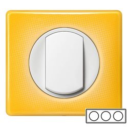 Рамка 3-ная Пісочний муар, Celiane, Legrand