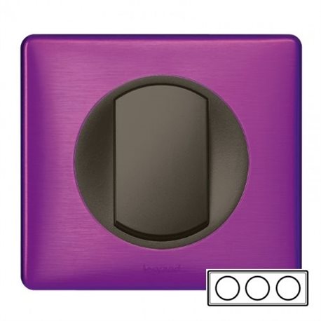 Рамка 3-ная Пурпур металлик, Celiane 68713