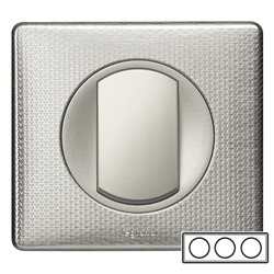 Рамка 3-ная Сільвер пунктум, Celiane, Legrand