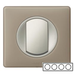 Рамка 4-а Грей перкаль, Celiane, Legrand