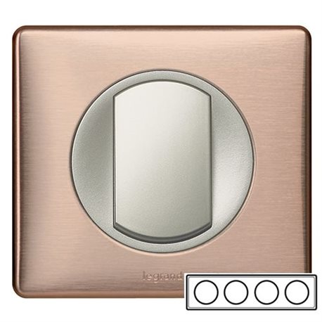 Рамка 4-ная Медь, Celiane 68994