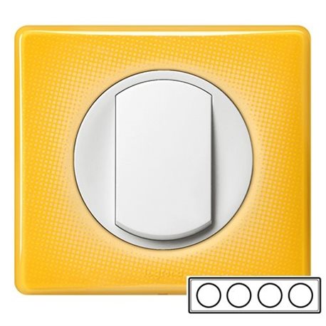 Рамка 4-а Пісочний муар, Celiane, Legrand