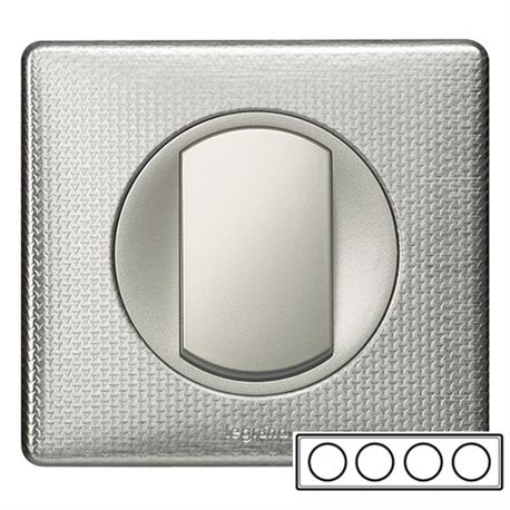 Рамка 4-ная Сильвер пунктум, Celiane 68724