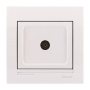 Розетка ТВ конечная цвет белый, Lezard Deriy