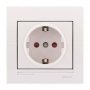Розетка з захистом від дітей колір білий, Lezard Deriy