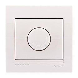 Светорегулятор 1000Вт цвет белый, Lezard Deriy 702-0202-157