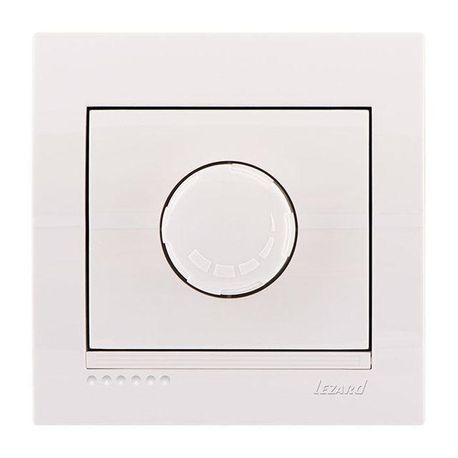 Светорегулятор 1000Вт цвет белый, Lezard Deriy 702-0202-157