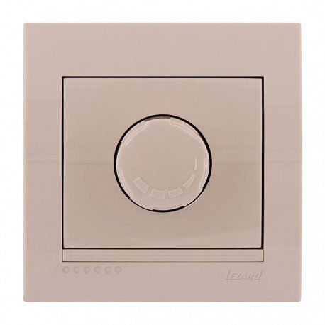 Светорегулятор 800 Вт цвет кремовый, Lezard Deriy 702-0303-115