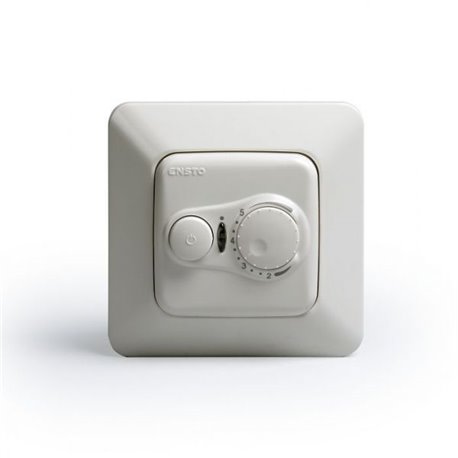Терморегулятор с датчиком пола, 10А, белый, Ensto