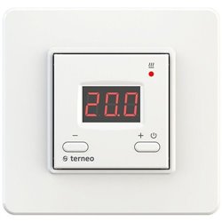 Терморегулятор Terneo ST з датчиком та термозахистом, слонова кістка