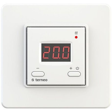 Терморегулятор Terneo ST з датчиком та термозахистом, слонова кістка