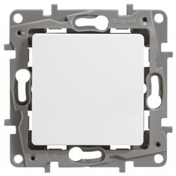 Перемикач проміжний 1-клавішний, колір білий, Legrand Etika