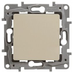 Переключатель промежуточный 1- клавишный, цвет слоновая кость, Legrand Etika