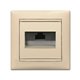 Механизм розетки компьютерной 1х RJ45 слоновая кость Legrand Valena 774130