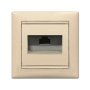 Механизм розетки компьютерной 1х RJ45 слоновая кость Legrand Valena 