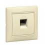 Механизм розетки телефонной 1х RJ11 слоновая кость Legrand Valena 