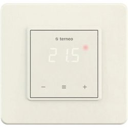 Терморегулятор Terneo s с cенсорным управлением, слоновая кость