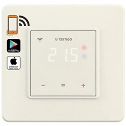 Терморегулятор WI-FI Terneo sx, слоновая кость