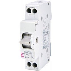 Переключатель перекидной ввода резерва 25А, 1 полюс, SSQ 125 ETI