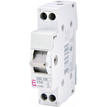 Переключатель перекидной ввода резерва 40А, 1 полюс, SSQ140 ETI