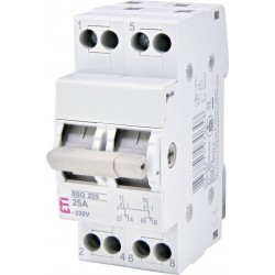 Переключатель перекидной ввода резерва 25А, 2 полюса, SSQ 225 ETI