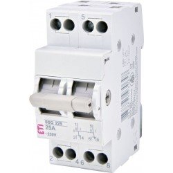 Перемикач перекидний введення резерву 40А, 2 полюси, SSQ 240 ETI