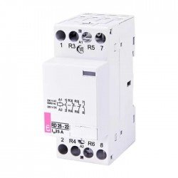 Контактор 25A, 2НО+2НЗ, 230В, 2м, RD 25-22-R-230V, ETI