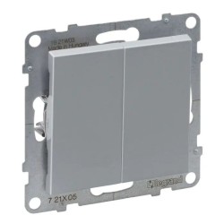 Переключатель 2- кл, алюминий, SUNO Legrand 721308