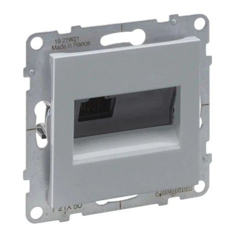 Розетка комп'ютерна 1-а RJ45 Cat5E/UTP, алюміній, SUNO Legrand 721350