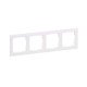 Рамка 4-я, белый, SUNO Legrand 721504