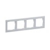 Рамка 4-а, алюміній, SUNO Legrand 721514