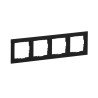 Рамка 4-я, черный, SUNO Legrand 721524