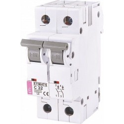 Автоматический выключатель ETIMAT 6 2p C 32А (6 kA), ETI 2143519
