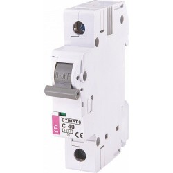 Автоматичний вимикач ETIMAT 6 1p C 40А (6 kA), ETI 2141520