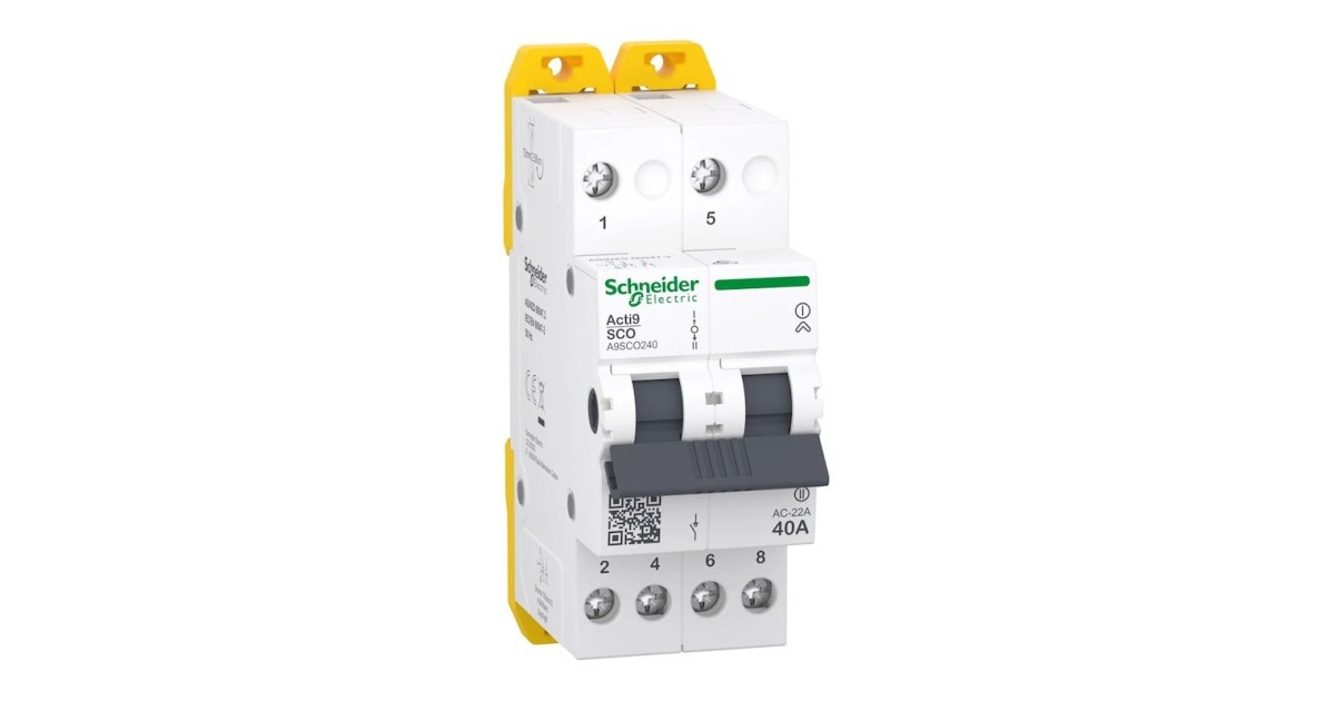 Переключатель 3-х позициннный iSSW Acti9 2P 40 A I-O-II Schneider Electric A9SCO240