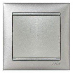 Механизм переключателя промежуточного 1-кл, Valena Legrand алюминий 770107