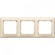 Рамка Legrand 3 поста слоновая кость Valena 774353