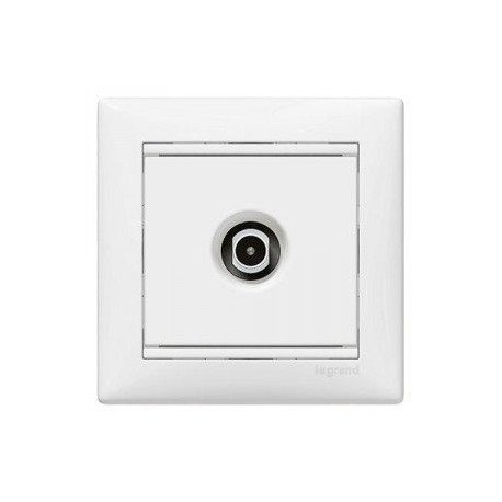 Механизм розетки TV простой, 2400 МГц 1,5дб белый Legrand Valena 774429