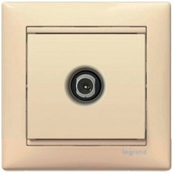 Механизм розетки TV оконечной 10дб слоновая кость Legrand Valena 774330