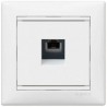 Механизм розетки телефонной 1х RJ11 белый Legrand Valena 774438