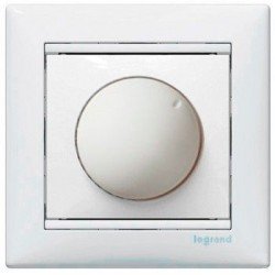 Механизм светорегулятора 40-400 Вт Legrand поворотный белый Valena 770061