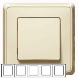 Рамка 5-а, колір слонова кістка, Legrand Cariva, Legrand