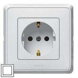 Рамка 1-ная, цвет белый, Legrand Cariva 773651