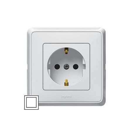 Рамка 1-ная, цвет белый, Legrand Cariva 773651