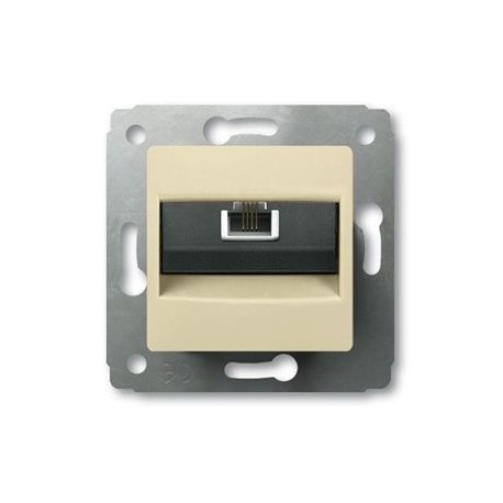 Механизм розетки телефонной RJ11, цвет слоновая кость, Legrand Cariva 773738