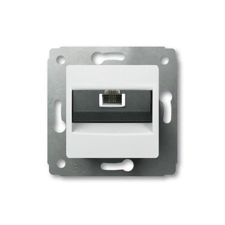Механизм розетки телефонной RJ11, цвет белый, Legrand Cariva 773638